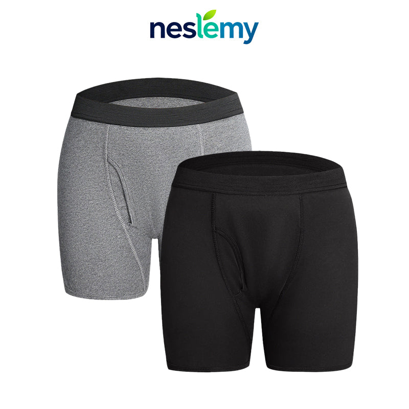 Men’s Washable Incontinence Boxer Briefs