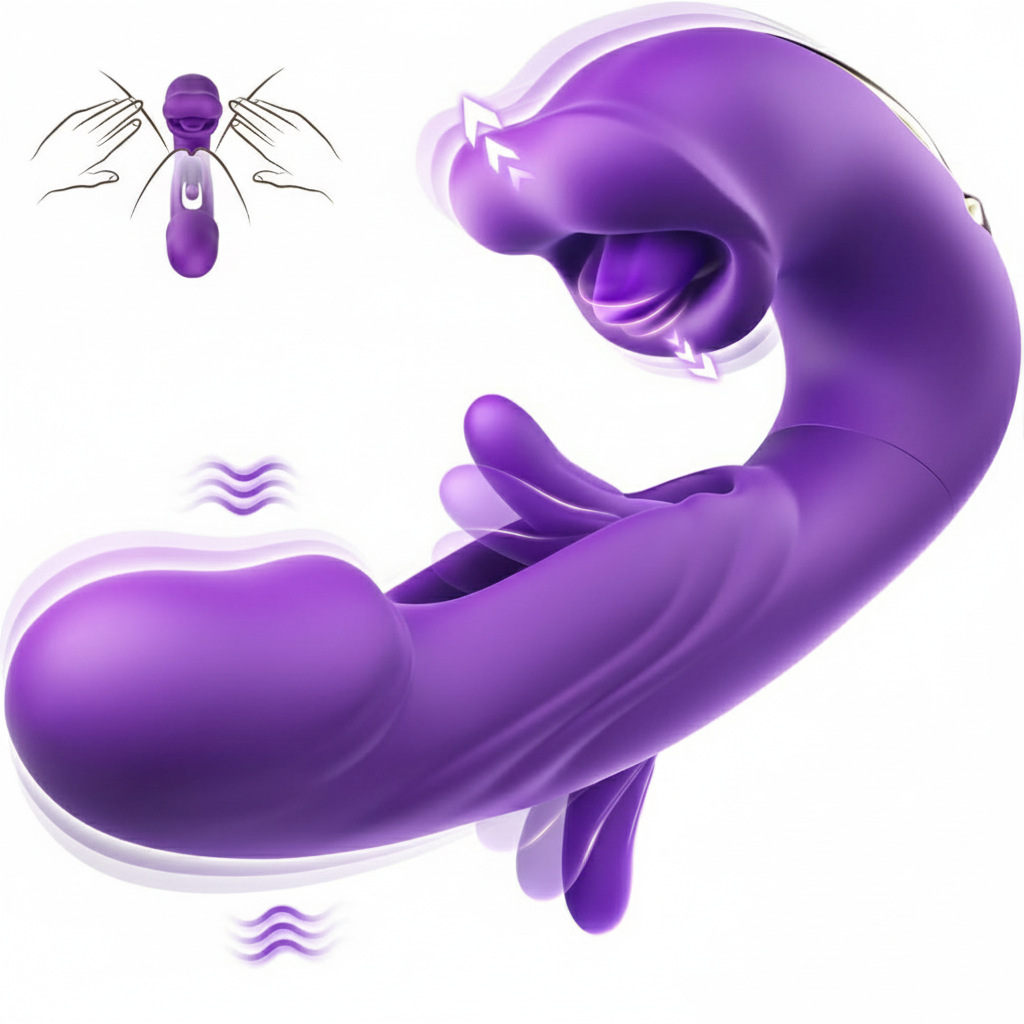 Thrusting Vibrator for Women – 7 Modes Flapping, Vibrating Sex Toy