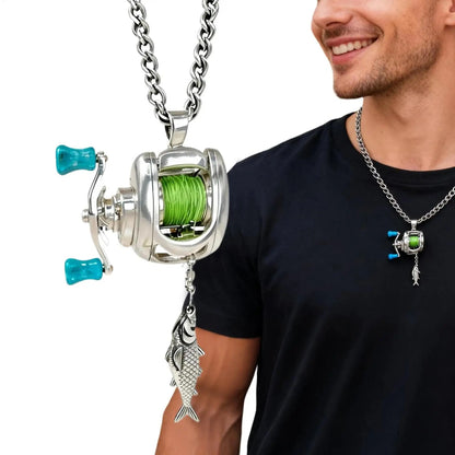 The Fishing Reel Necklace A Hidden Fishing Tool You Can Wear
