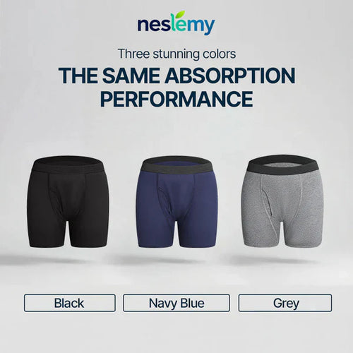 Men’s Washable Incontinence Boxer Briefs
