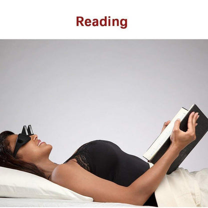 Lazy Glasses – Prism Glasses for Bed Reading and Watching TV, Adjustable for Adults and Children