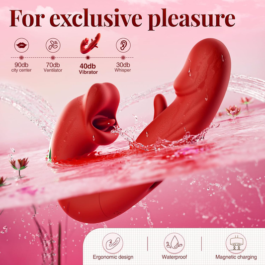 Thrusting Vibrator for Women – 7 Modes Flapping, Vibrating Sex Toy