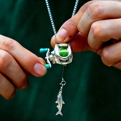 The Fishing Reel Necklace A Hidden Fishing Tool You Can Wear