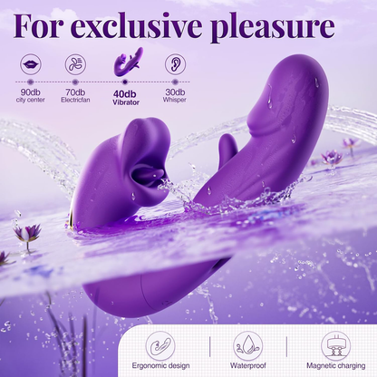 Thrusting Vibrator for Women – 7 Modes Flapping, Vibrating Sex Toy
