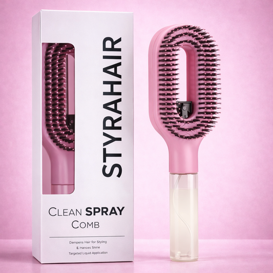 🔥2-in-1 Spray Hair Brush – Detangle & Hydrate