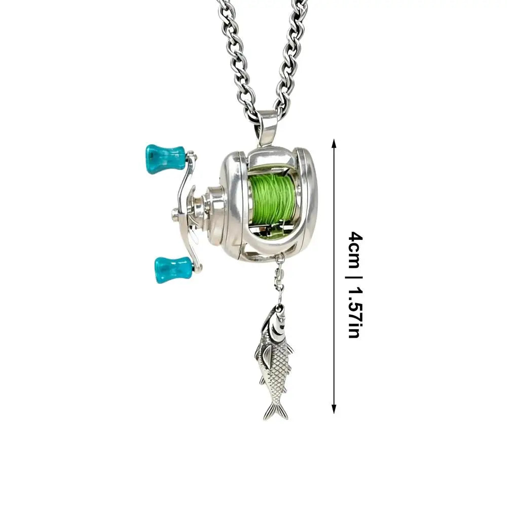 The Fishing Reel Necklace A Hidden Fishing Tool You Can Wear