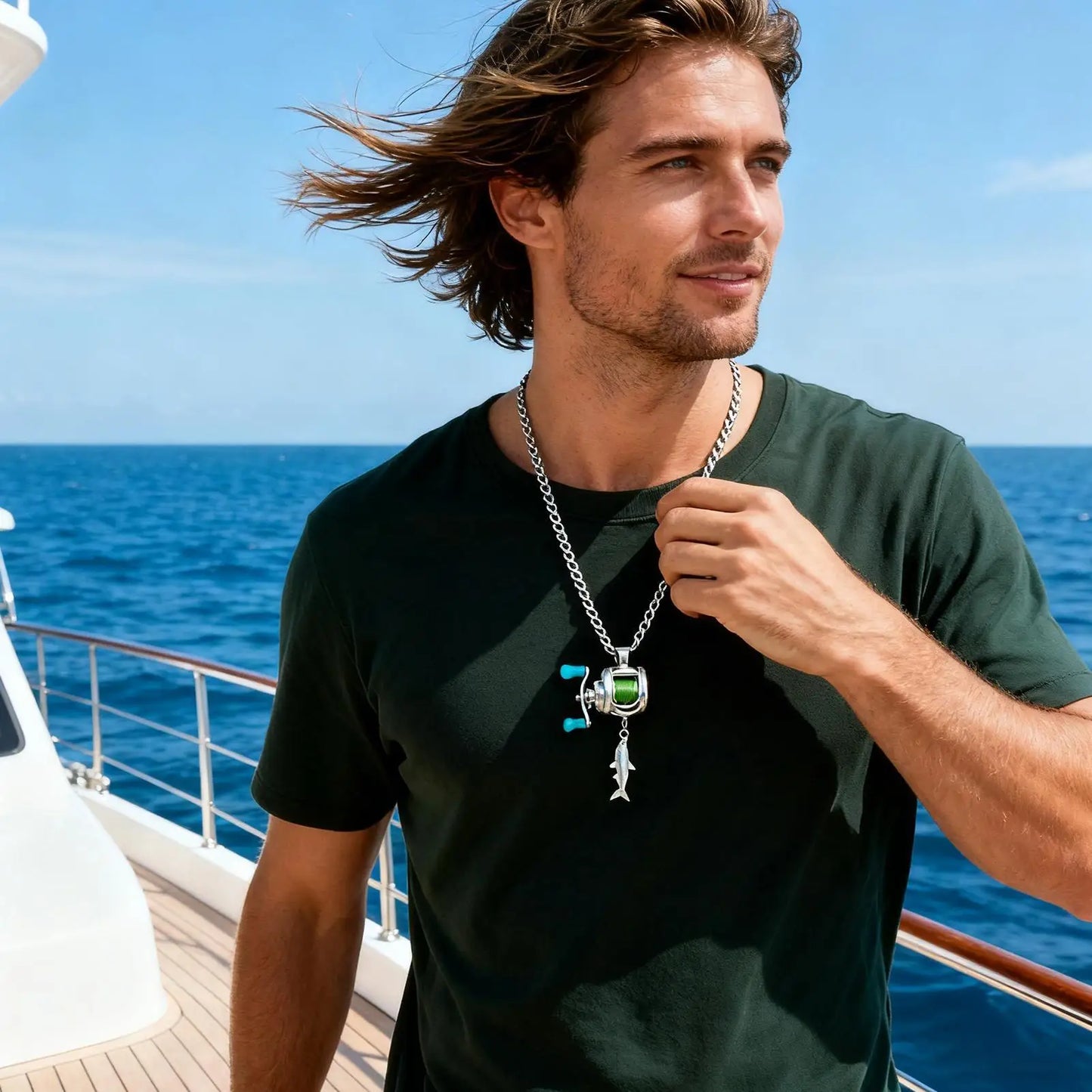 The Fishing Reel Necklace A Hidden Fishing Tool You Can Wear