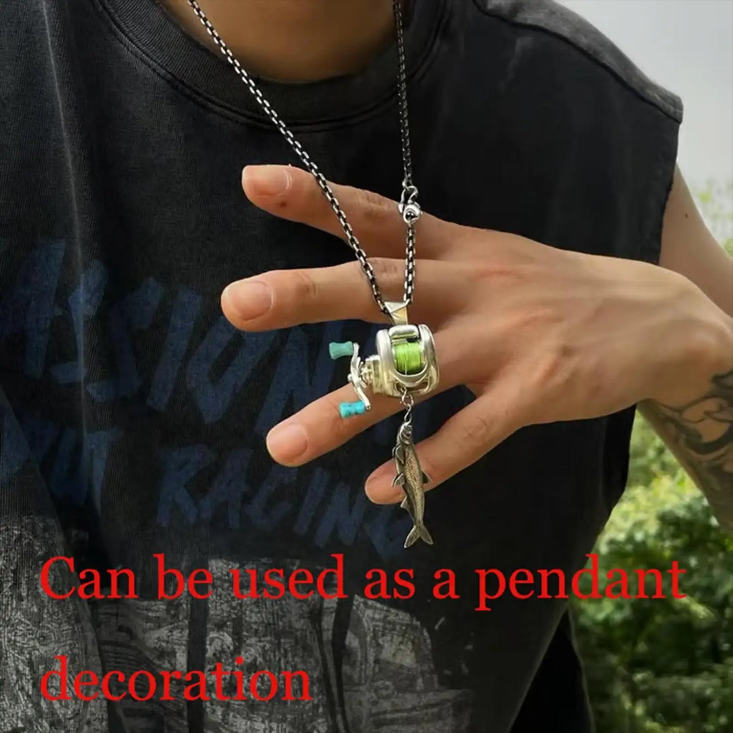 The Fishing Reel Necklace A Hidden Fishing Tool You Can Wear