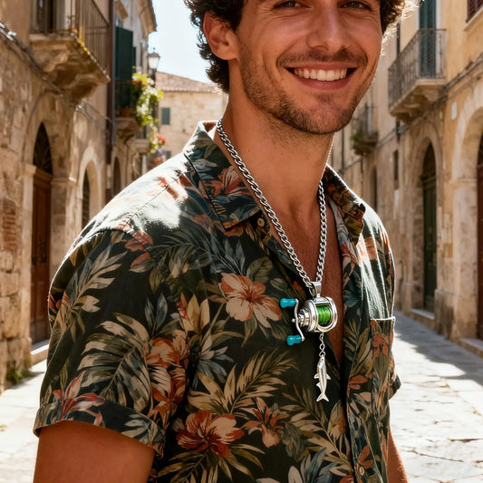 The Fishing Reel Necklace A Hidden Fishing Tool You Can Wear