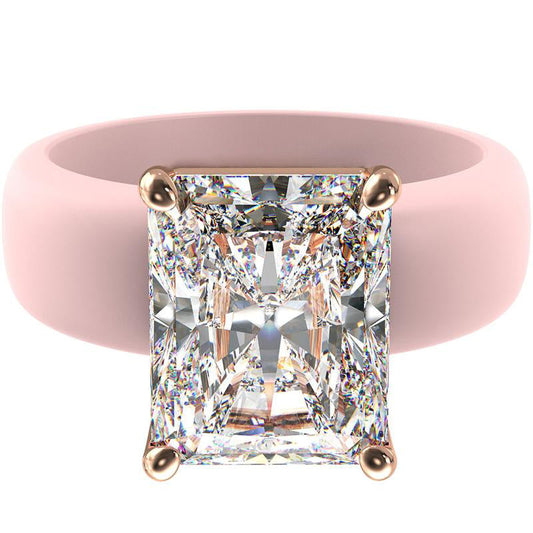 🔥Buy 1 Get 1 Free🔥LOVILDS Silicone Ring – Emerald Cut CZ | Patent-Pending Design