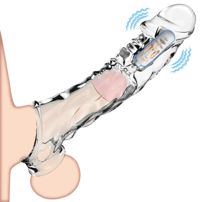 🔥🎁 2026 HOT Deal 💥 Reusable Penis Extension Vibrator – Makes You Longer, Harder & Unstoppable 😍